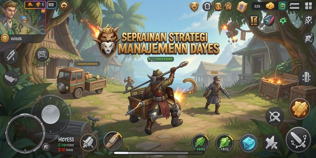 Tampilan menarik gameplay HOYE55 dengan elemen SLG yang mendalam.