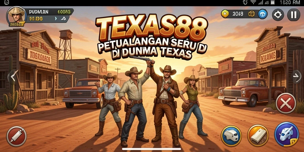 Tampilan gameplay TEXAS88 yang menakjubkan dan penuh aksi.